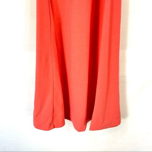 Prana Coral Twist Front Faux Wrap Dress Jersey - Picture 7 of 11